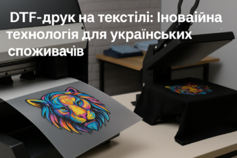 У невеликій київській друкарні повільно працює принтер, виводячи барвисте зображення на прозору плівку. Цей процес є частиною нової технології, яка впевнено завойовує популярність в Україні та світі — DTF-друк (Direct to Film). За кілька хвилин яскраве зображення з плівки переноситься на текстильний виріб, створюючи стійкий, деталізований і яскравий принт.
