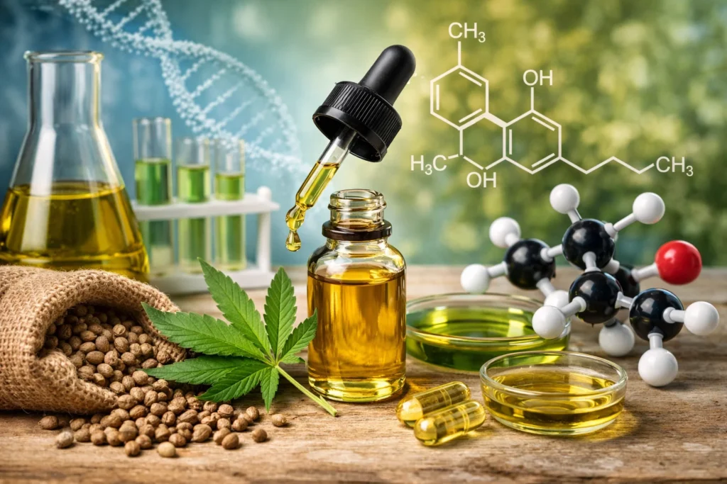 СБД олія: хімічний профіль та біологічна цінність